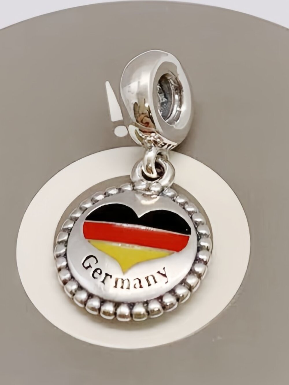 Pandora Germany Flag Exclusive Dangle Charm Pendant /Exclusive Enamel Dangle